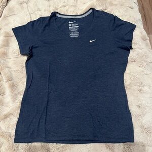 Nike Women's Dark Blue Short Sleeve Tee